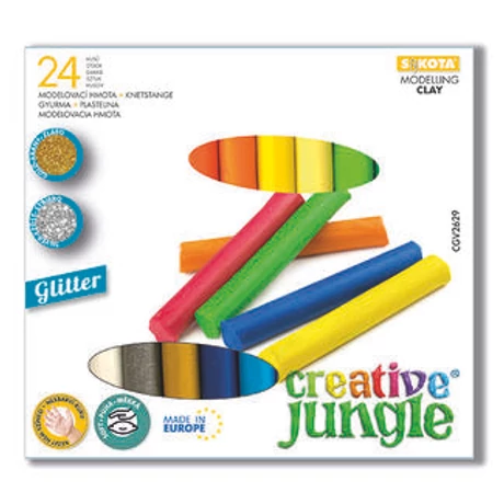 Gyurma színes, Creative Jungle 24 szín