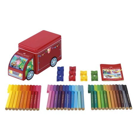 Faber-Castell filctoll készlet 33db-os CONNECTOR + kiegészítők KAMION