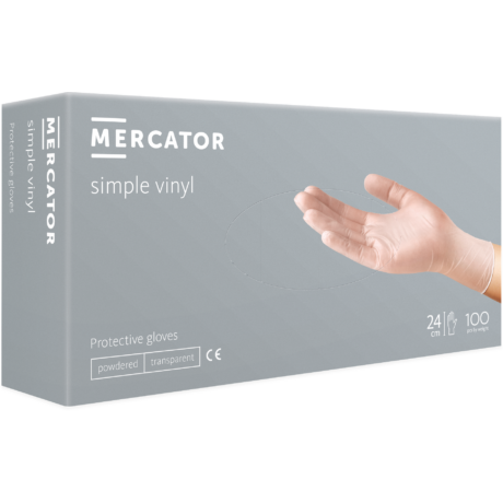 Gumikesztyű MERCATOR® simple vinyl "XL"