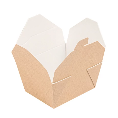 PAPÍR MENÜBOX 1RÉSZES 780 ML 11,3*9*6,3 CM NATÚR MIKRÓZHATÓ IMP.50 DB/CS