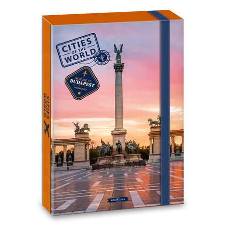 ARS UNA CITIES-BUDAPEST A/4 FÜZETBOX