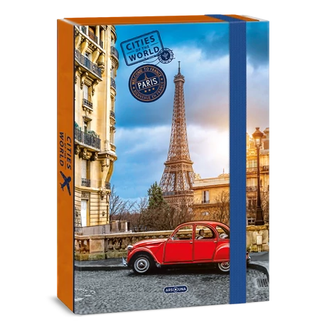 ARS UNA CITIES-PARIS A/4 FÜZETBOX