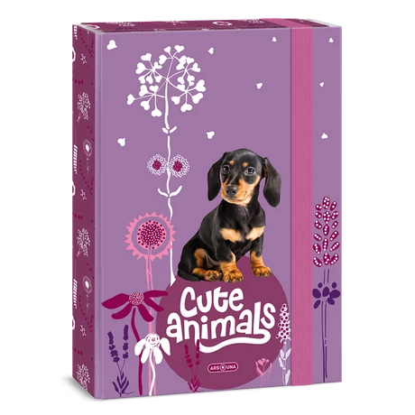 ARS UNA CUTE ANIMALS-PUPPY A/5 FÜZETBOX
