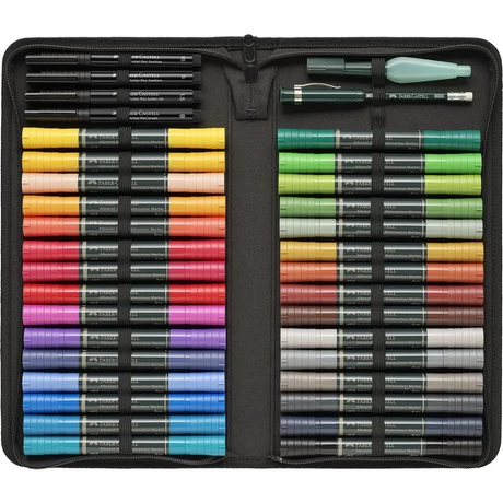Art and Graphic kétvégű aquarell filctoll készlet 30db-os ALBRECHT DÜRER zippes tartóban