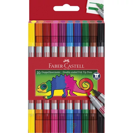 Faber-Castell filctoll készlet kétvégű 10db