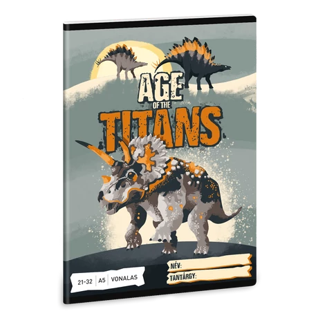 ARS UNA AGE OF THE TITANS A/5 VONALAS FÜZET 21-32