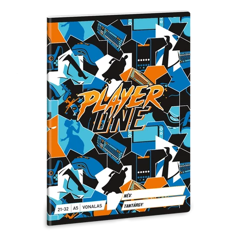 ARS UNA PLAYER ONE A/5 VONALAS FÜZET 21-32