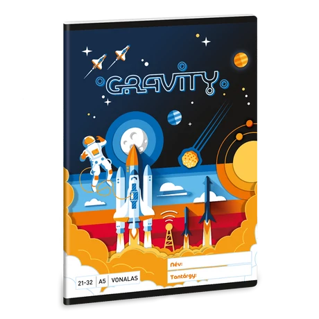 ARS UNA GRAVITY A/5 VONALAS FÜZET 21-32