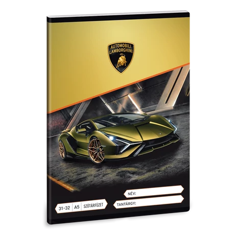 ARS UNA LAMBORGHINI A/5 SZÓTÁRFÜZET 31-32