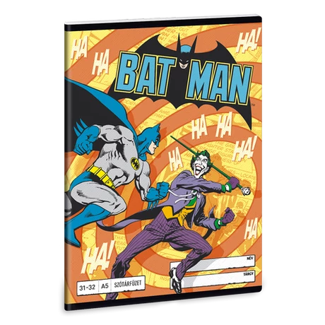 BATMAN A/5 SZÓTÁRFÜZET 3132