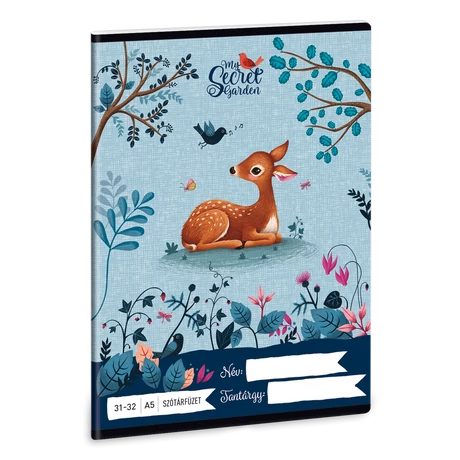 ARS UNA MY SECRET GARDEN A/5 SZÓTÁRFÜZET 31-32