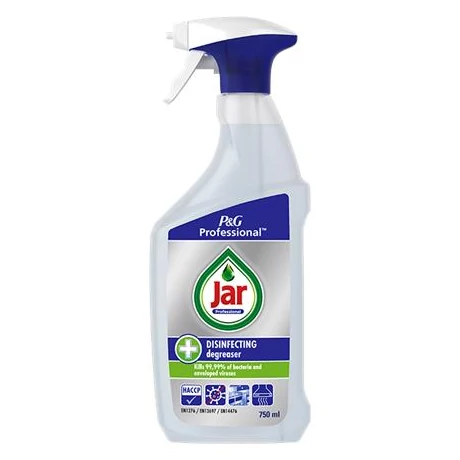 Zsíroldó és fertőtlenítő spray, 2in1, 750 ml, JAR "Professional"
