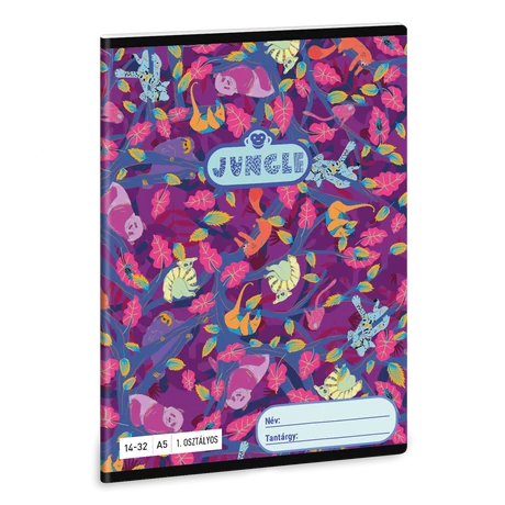 Ars Una Jungle A/5 1. oszt. füzet 14-32