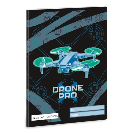 Ars Una Drone Pro A/5 1. oszt. füzet 14-32