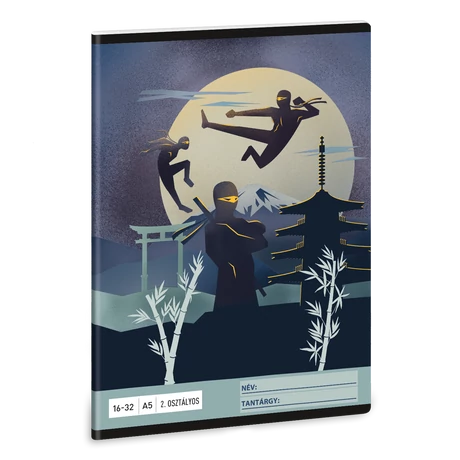 Ars Una Ninjas in the dark A/5 2. oszt. füzet 16-32 Ars Una Ninjas in the dark A/5 2. oszt. füzet 16-32