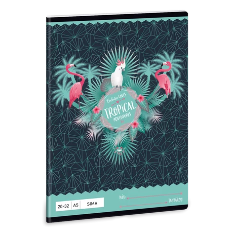 Ars Una Pink Flamingo A/5 sima füzet 20-32 Ars Una Pink Flamingo A/5 sima füzet 20-32