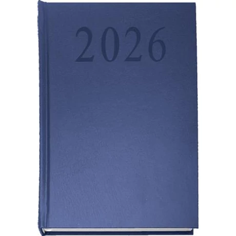 Naptár, tervező, A5, napi, 2026, sötétkék