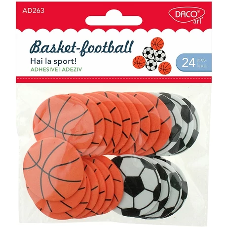Dekorgumi forma, labda Daco "Basket-football"