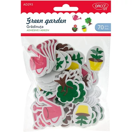 Dekorgumi forma, növények Daco "Green garden"