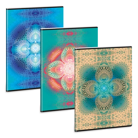Ars Una Mandala Hope-mix A/4 extra kapcsos füzet-négyzethálós
