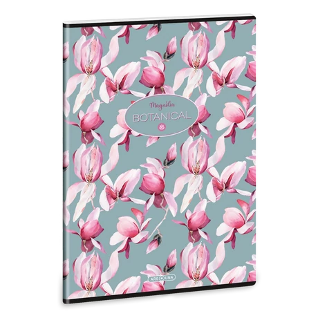 Ars Una Rosy Magnolia A/4 extra kapcsos füzet-négyzethálós
