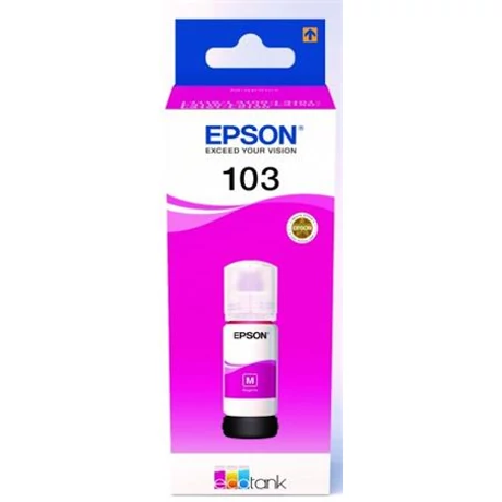 T00S34A Tinta EcoTank L3110, L3150, L1110 nyomtatókhoz, EPSON 103, magenta, 65 ml T00S34A Tinta EcoTank L3110, L3150, L1110 nyomtatókhoz, EPSON 103, magenta, 65 ml