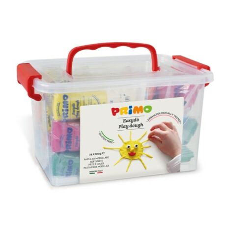 Gyurmatészta és nyomóformák PRIMO EasyDo gluténmentes 298ED24GF 24x100g, 6 színben, tároló dobozban