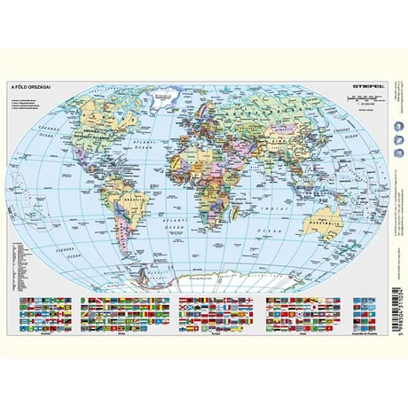Tanulói munkalap, A4, STIEFEL "Föld domborzata/ A Föld országai"