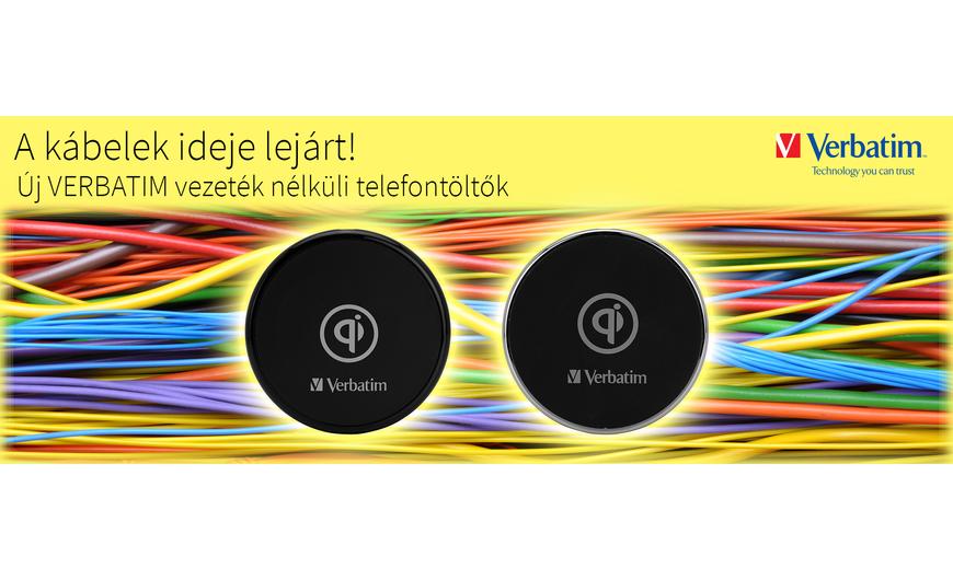 ÚJ VERBATIM vezeték nélküli telefontöltők!