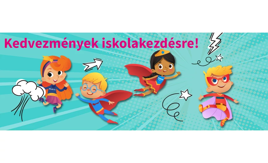 Kedvezmények iskolakezdésre!