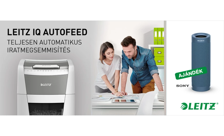Teljesen automatikus iratmegsemmisítés!