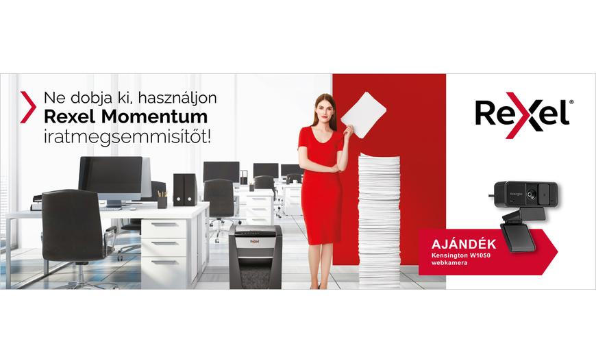 Ne dobja ki, használjon REXEL „Momentum” iratmegsemmisítőt!